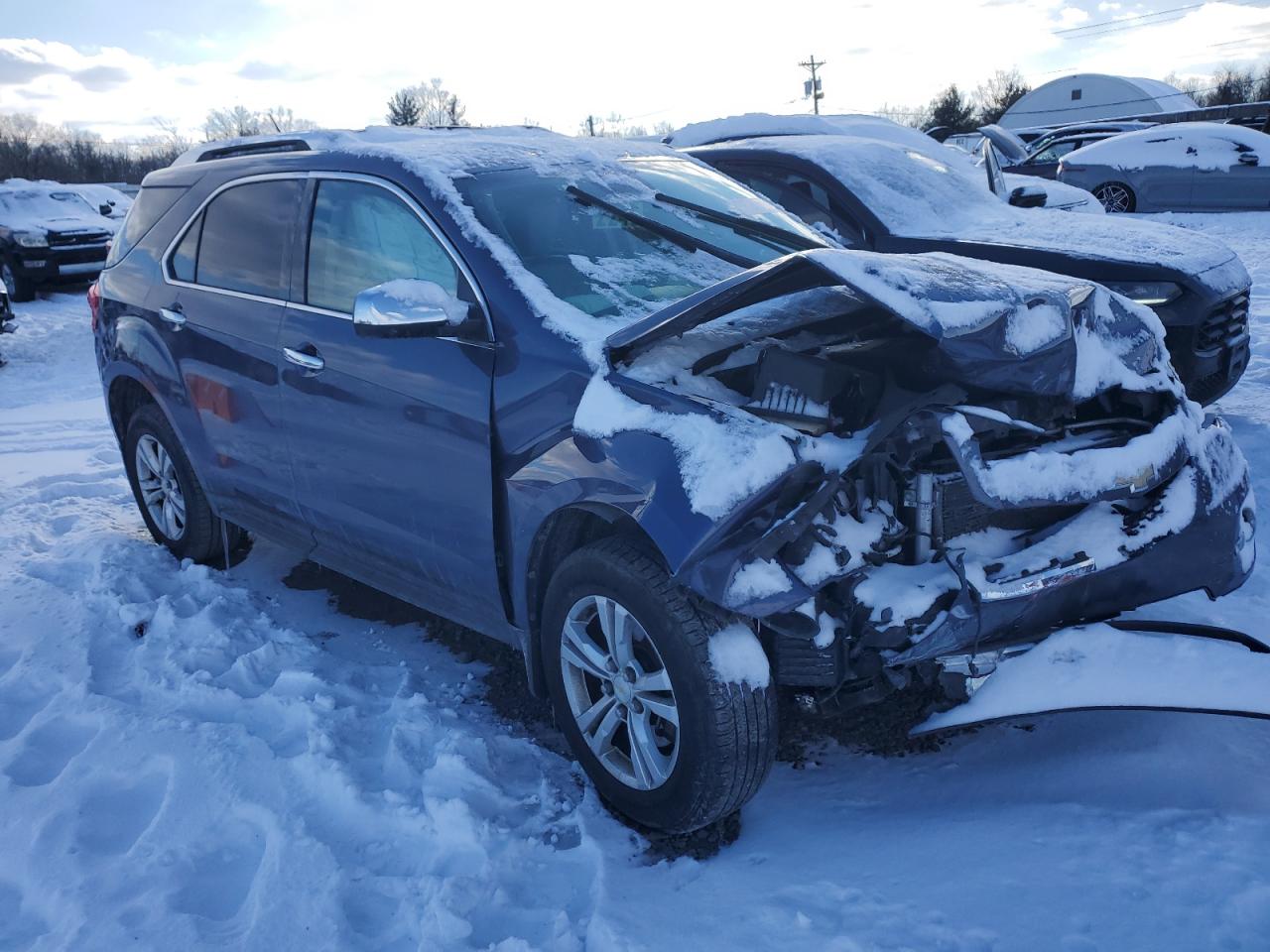 2013 Chevrolet Equinox VIN 2GNALFEK1D6414062 Copart auction photo, front end damage thumbnail 4
