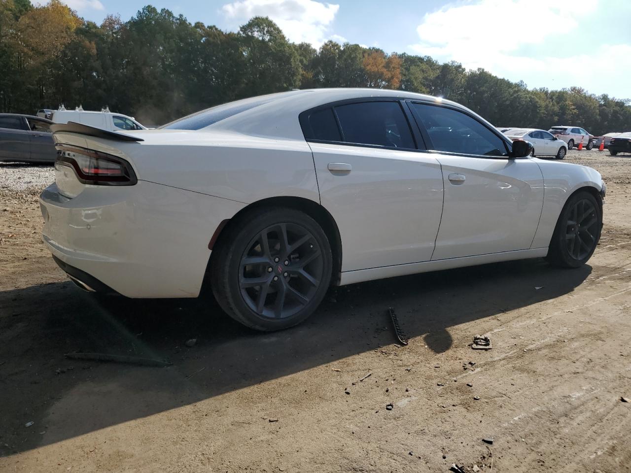 2021 Dodge Charger VIN 2C3CDXBG3MH562176 Copart auction photo, front end / side damage thumbnail 3