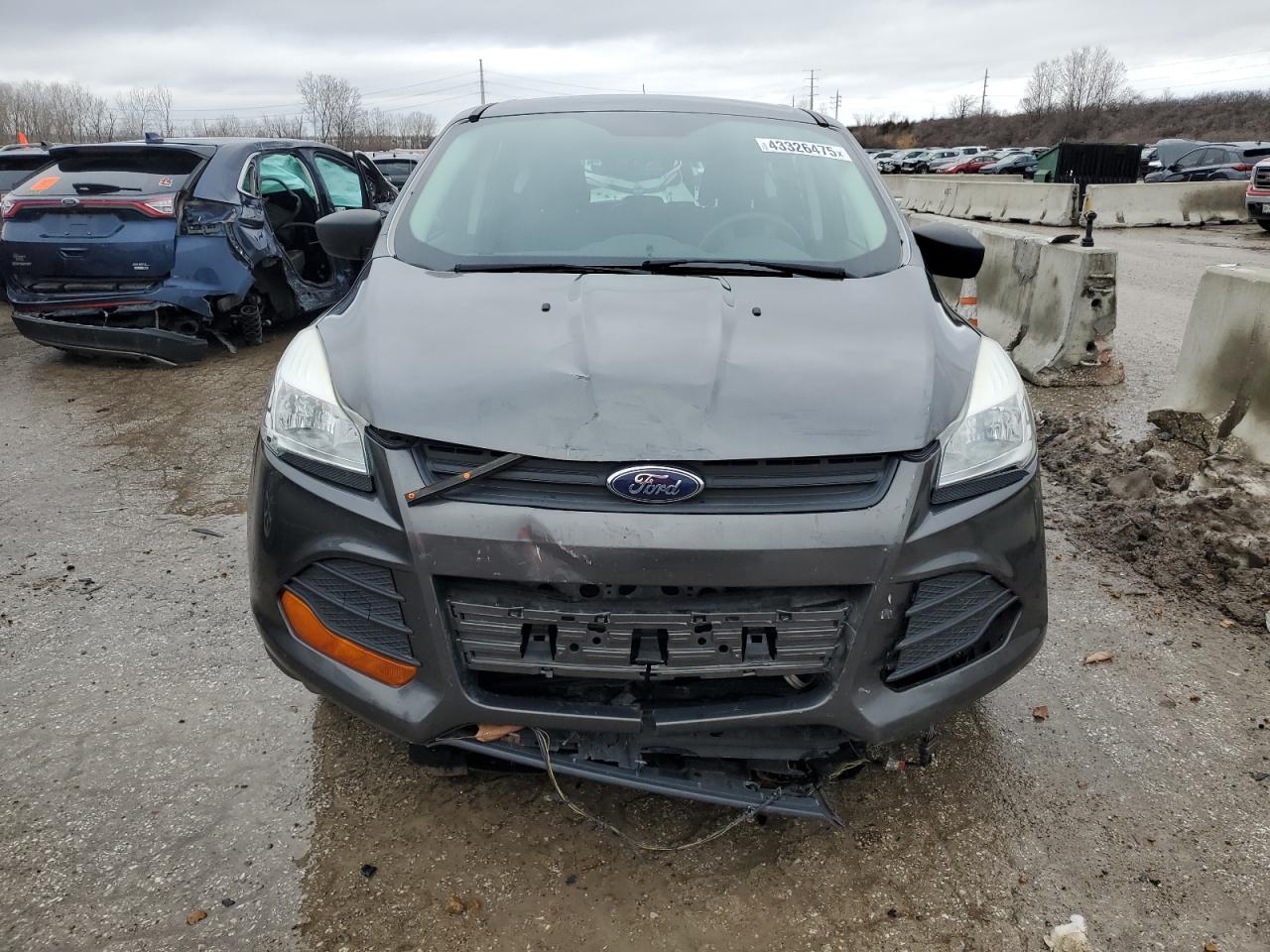 2015 Ford Escape VIN 1FMCU0F71FUC35252 Copart auction photo, all over damage thumbnail 5