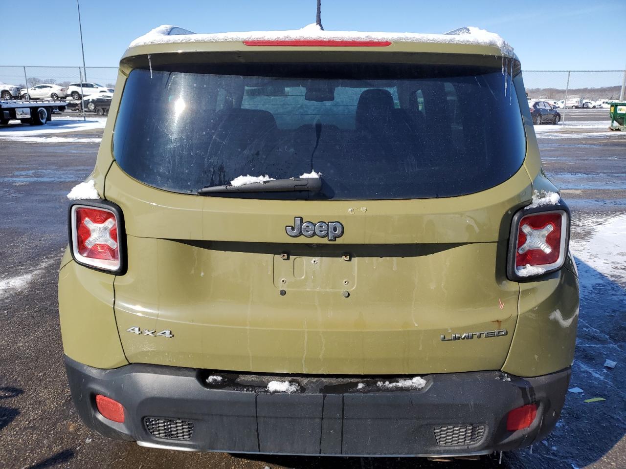 2015 Jeep Renegade VIN ZACCJBDT9FPC05023 Copart auction photo, front end / side damage thumbnail 6