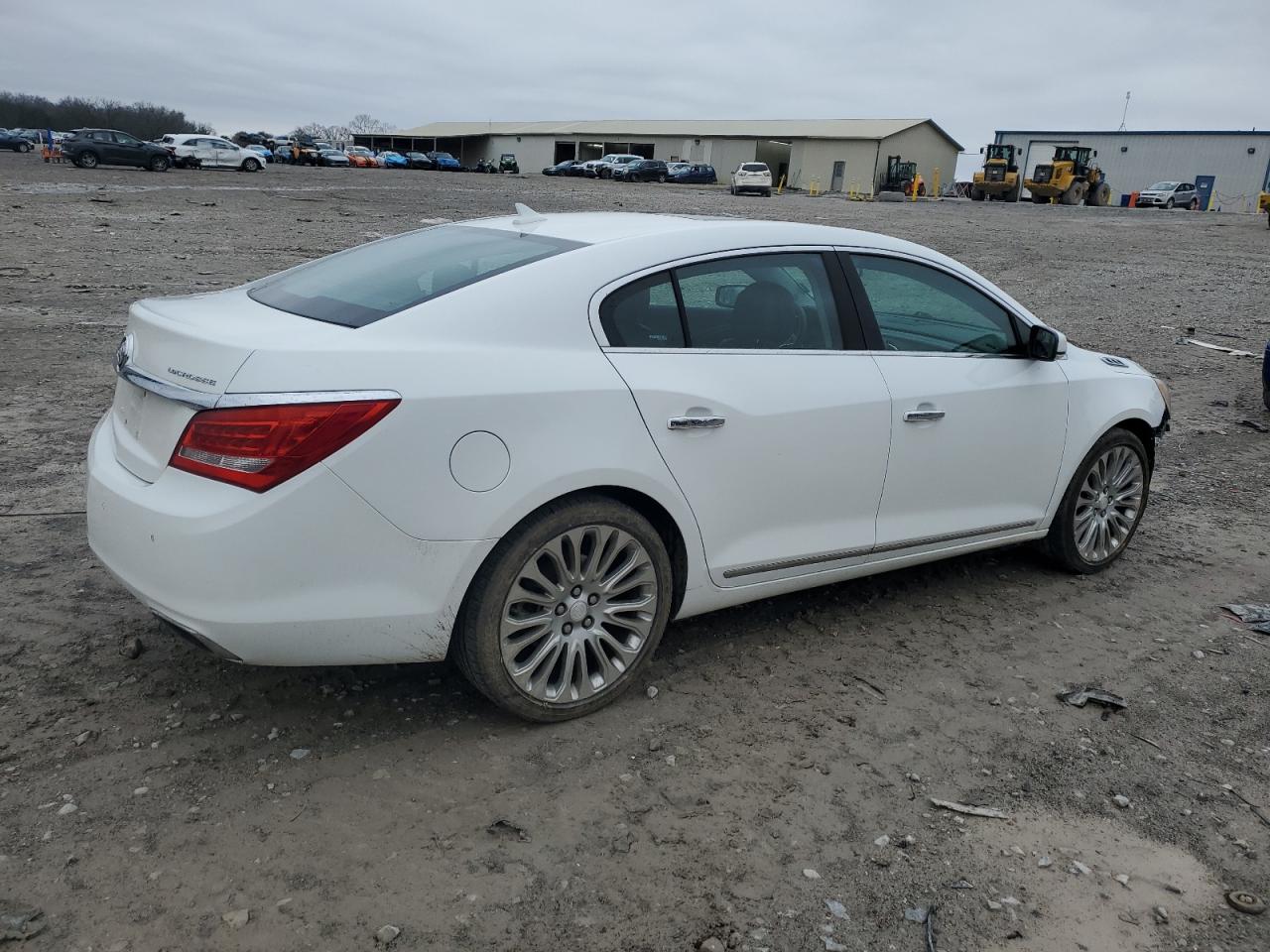 2014 Buick LaCrosse VIN 1G4GF5G37EF251866 Copart auction photo, front end / undercarriage damage thumbnail 3