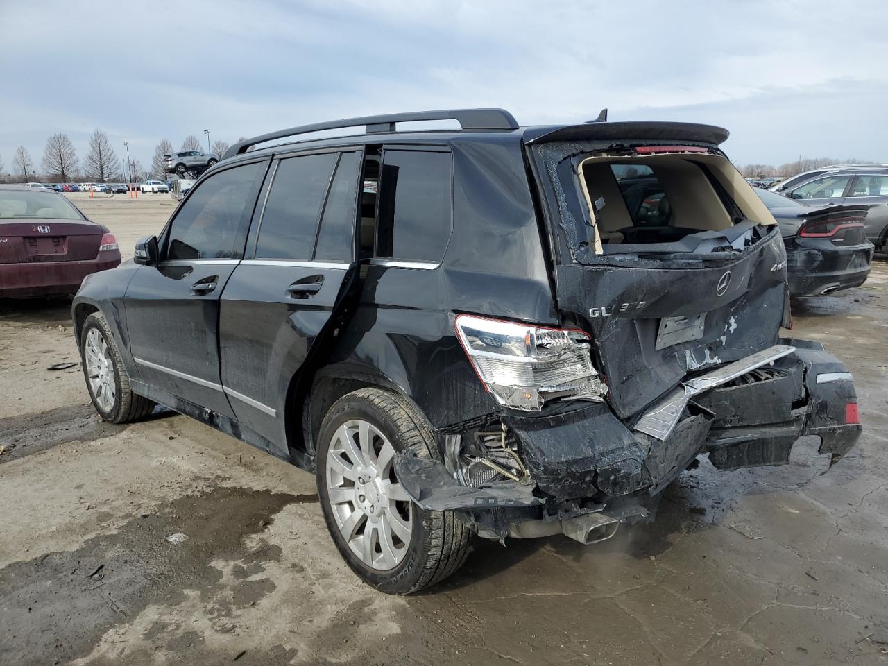 2011 Mercedes-Benz GLK-klasse VIN WDCGG8HB9BF613260 Copart auction photo, rear end / side damage thumbnail 2
