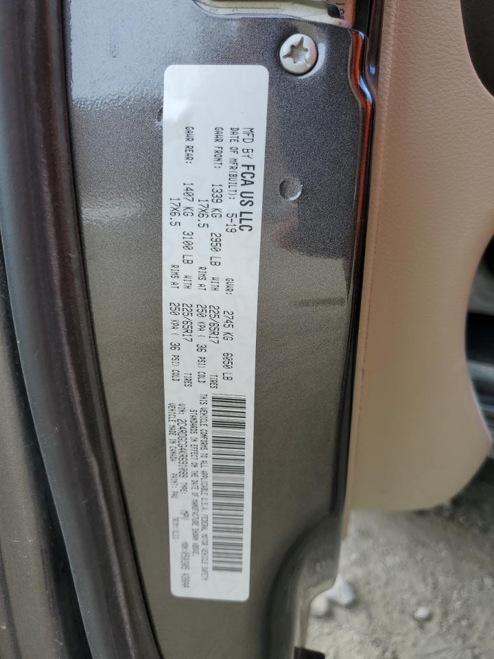 2019 Dodge Caravan VIN 2C4RDGCG4KR691099 Copart auction photo, front end / minor dent/scratches damage thumbnail 14
