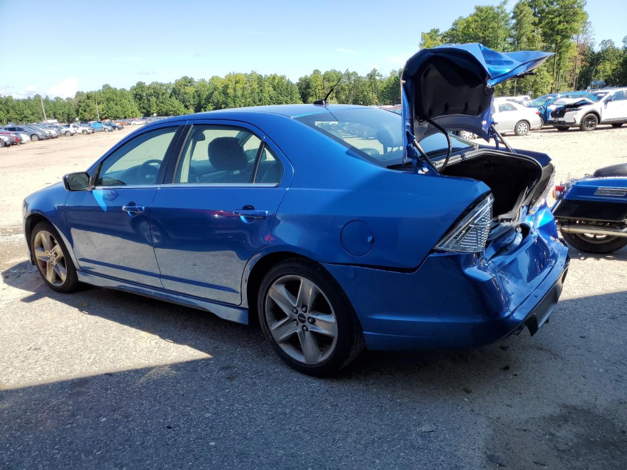 2011 Ford Fusion VIN 3FAHP0KC5BR126238 Copart auction photo, rear end damage thumbnail 2