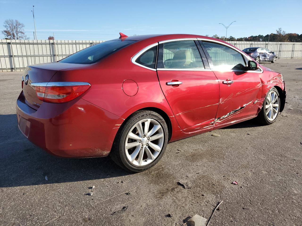 2012 Buick Verano VIN 1G4PS5SK3C4131209 Copart auction photo, front end / side damage thumbnail 3