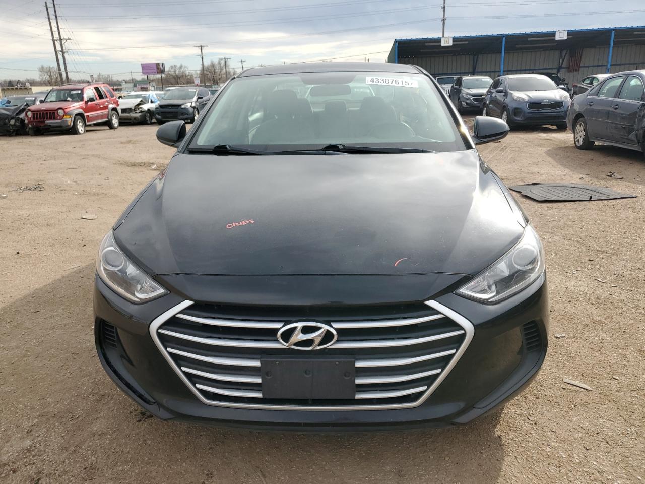 2018 Hyundai Elantra VIN 5NPD84LF1JH368077 Copart auction photo, rear end damage thumbnail 5