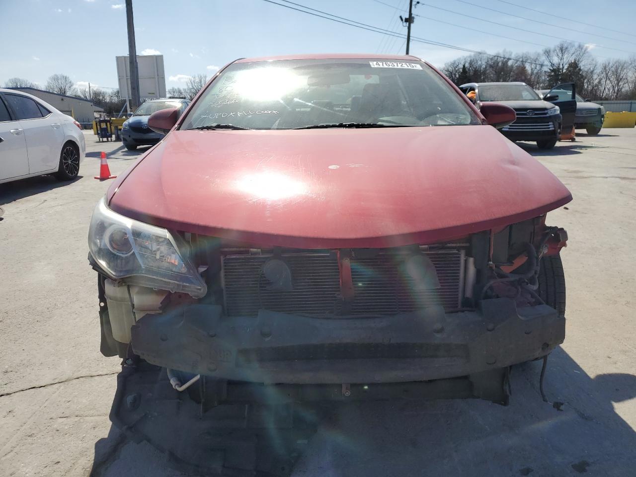 2014 Toyota Camry VIN 4T1BF1FK4EU748283 Copart auction photo, front end / side damage thumbnail 5