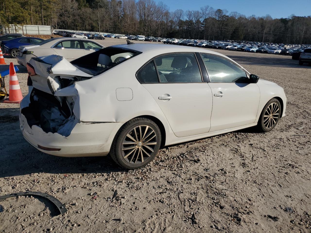 2016 Volkswagen Jetta VIN 3VWB17AJ9GM256339 Copart auction photo, rear end damage thumbnail 3