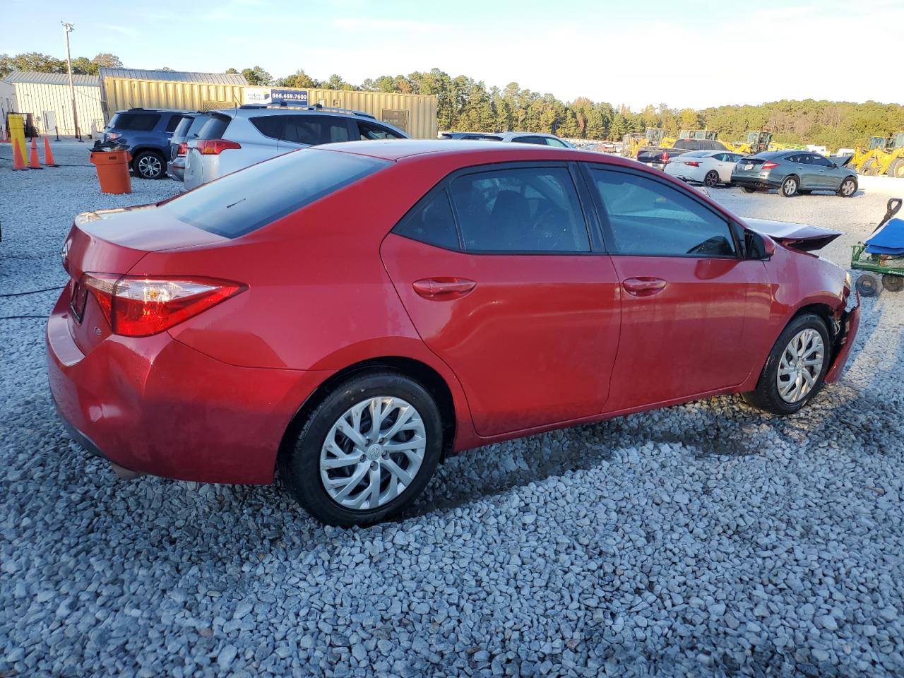 2018 Toyota Corolla VIN 5YFBURHE1JP808124 Copart auction photo, front end damage thumbnail 3