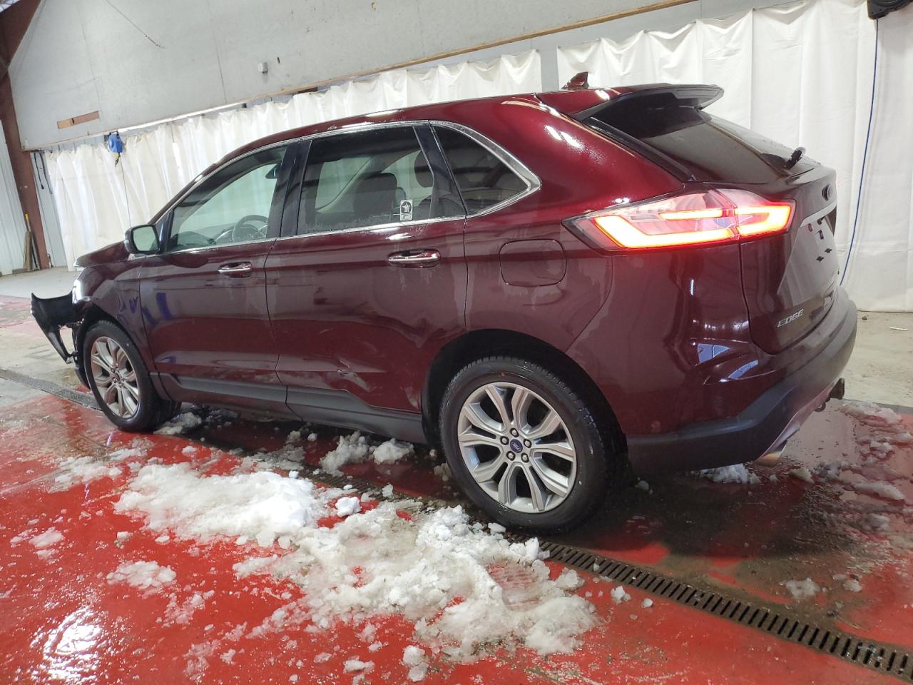 2019 Ford Edge VIN 2FMPK4K99KBC27504 Copart auction photo, front end damage thumbnail 2