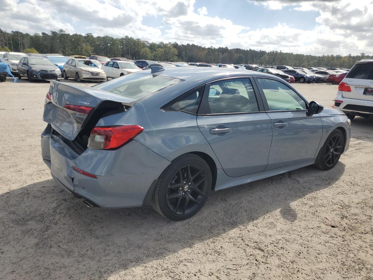 2023 Honda Civic VIN 2HGFE2F53PH541173 Copart auction photo, rear end damage thumbnail 3