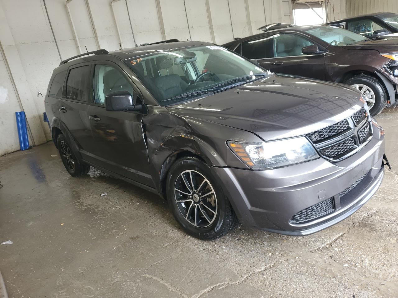 2018 Dodge Journey VIN 3C4PDCABXJT448240 Copart auction photo, side / undercarriage damage thumbnail 4