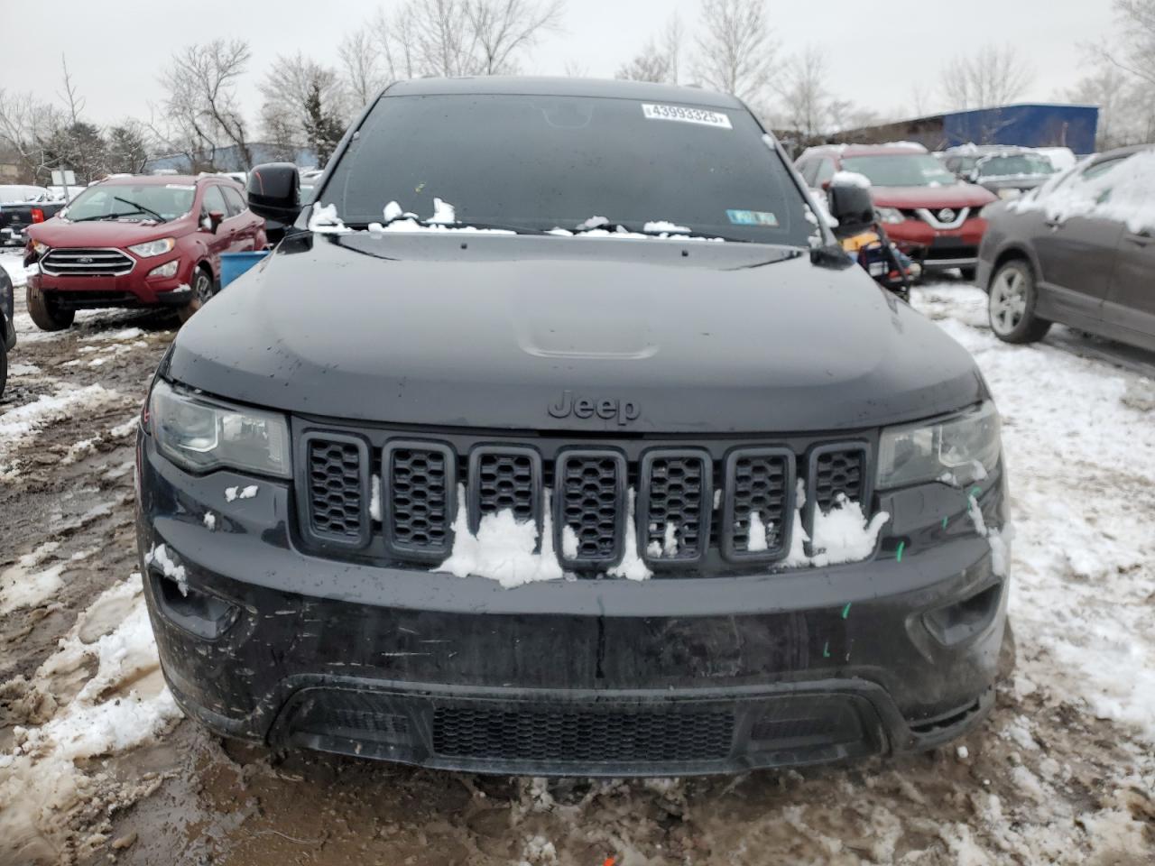 2019 Jeep Grand Cherokee VIN 1C4RJFAG0KC587644 Copart auction photo, front end / side damage thumbnail 5