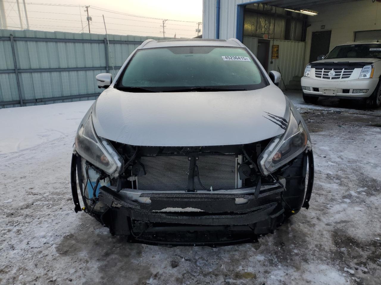 2018 Nissan Murano VIN 5N1AZ2MH9JN178589 Copart auction photo, rear end / front end damage thumbnail 5