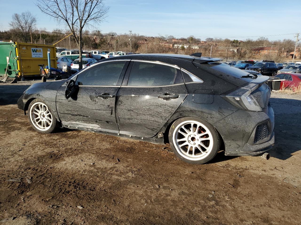 2017 Honda Civic VIN SHHFK7H27HU424760 Copart auction photo, front end / undercarriage damage thumbnail 2