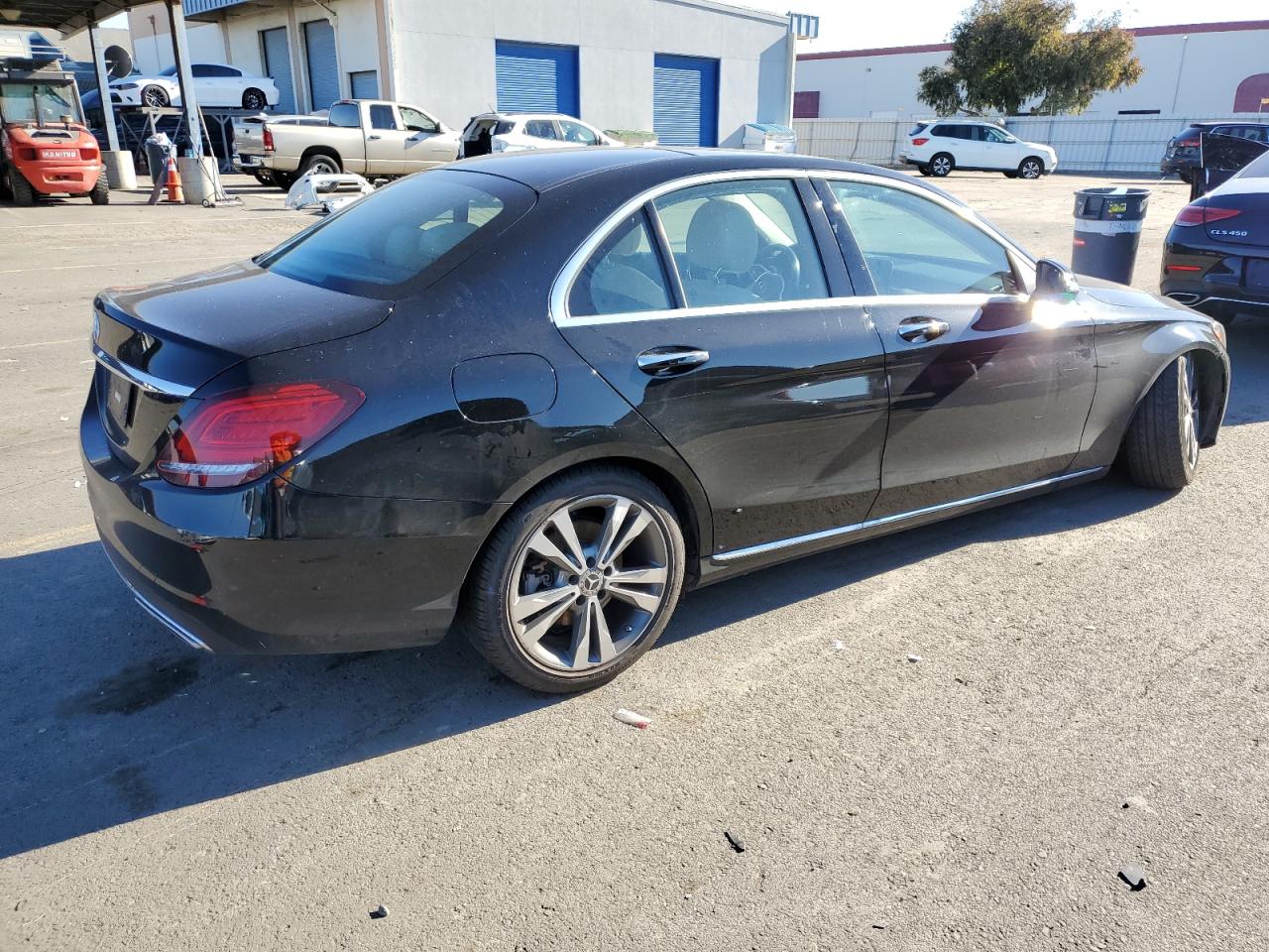 2021 Mercedes-Benz C-klasse VIN W1KWF8DB6MR640756 Copart auction photo, undercarriage / front end damage thumbnail 3