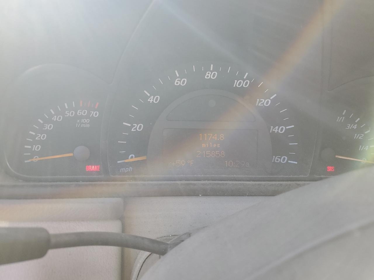 2002 Mercedes-Benz C-klasse VIN WDBRN47J52A307657 Copart auction photo, front end damage thumbnail 9