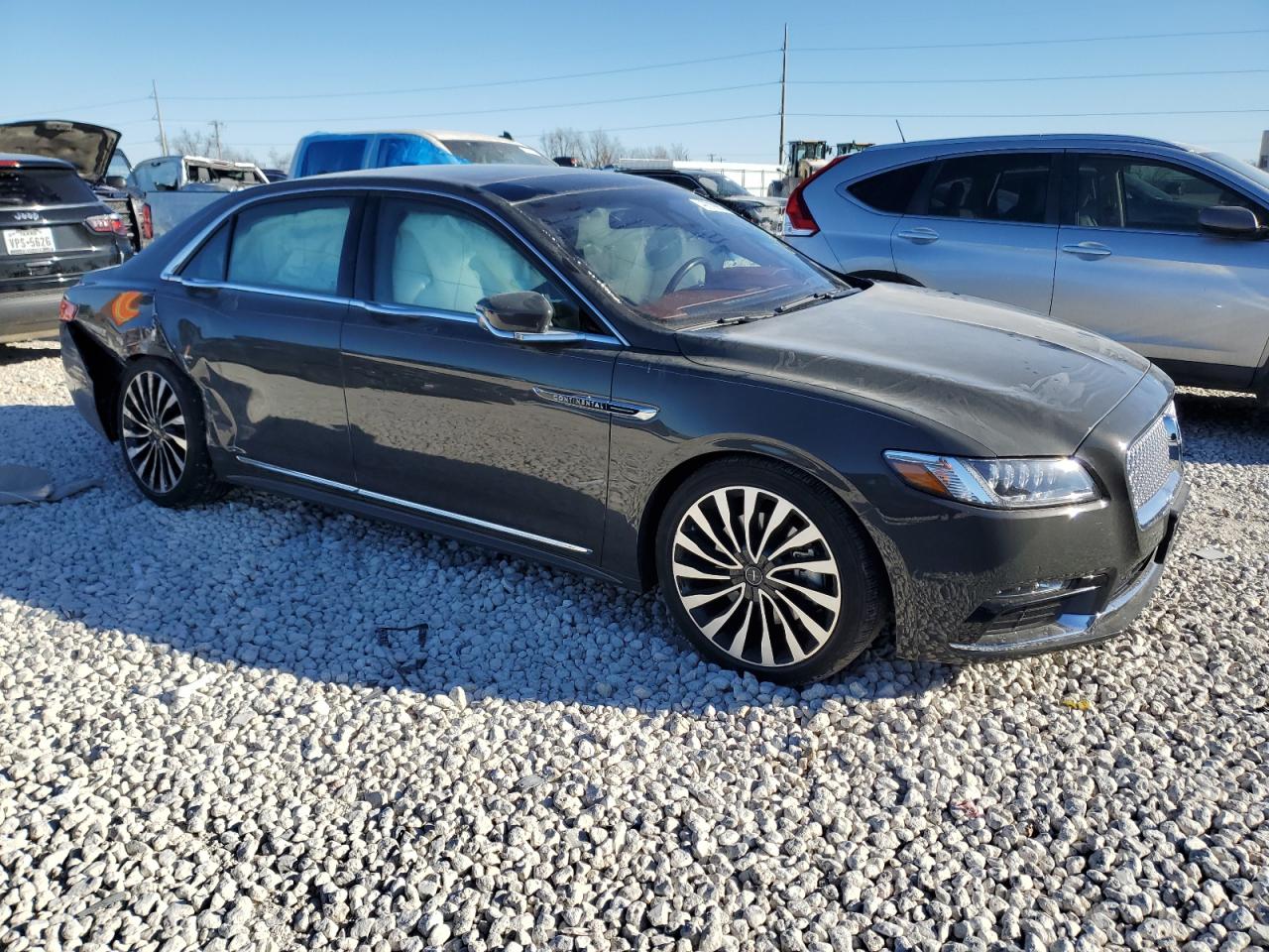 2019 Lincoln Continental VIN 1LN6L9BC3K5600509 Copart auction photo, side damage thumbnail 4