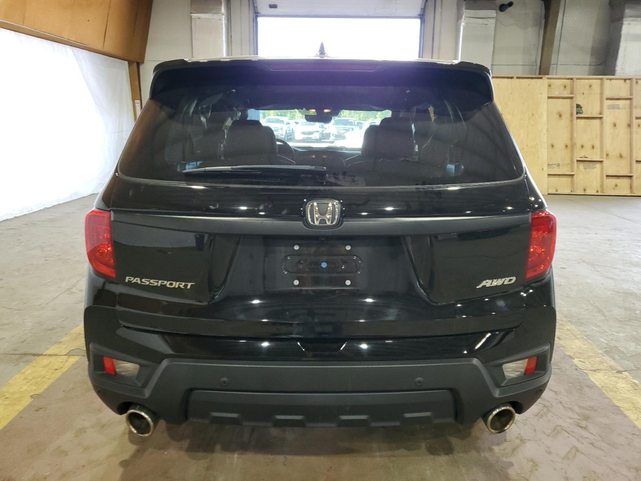 2022 Honda Passport VIN 5FNYF8H53NB021935 Copart auction photo, front end / side damage thumbnail 6