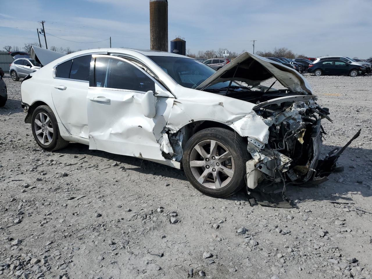 2014 Acura TL VIN 19UUA8F22EA004057 Copart auction photo, all over damage thumbnail 4