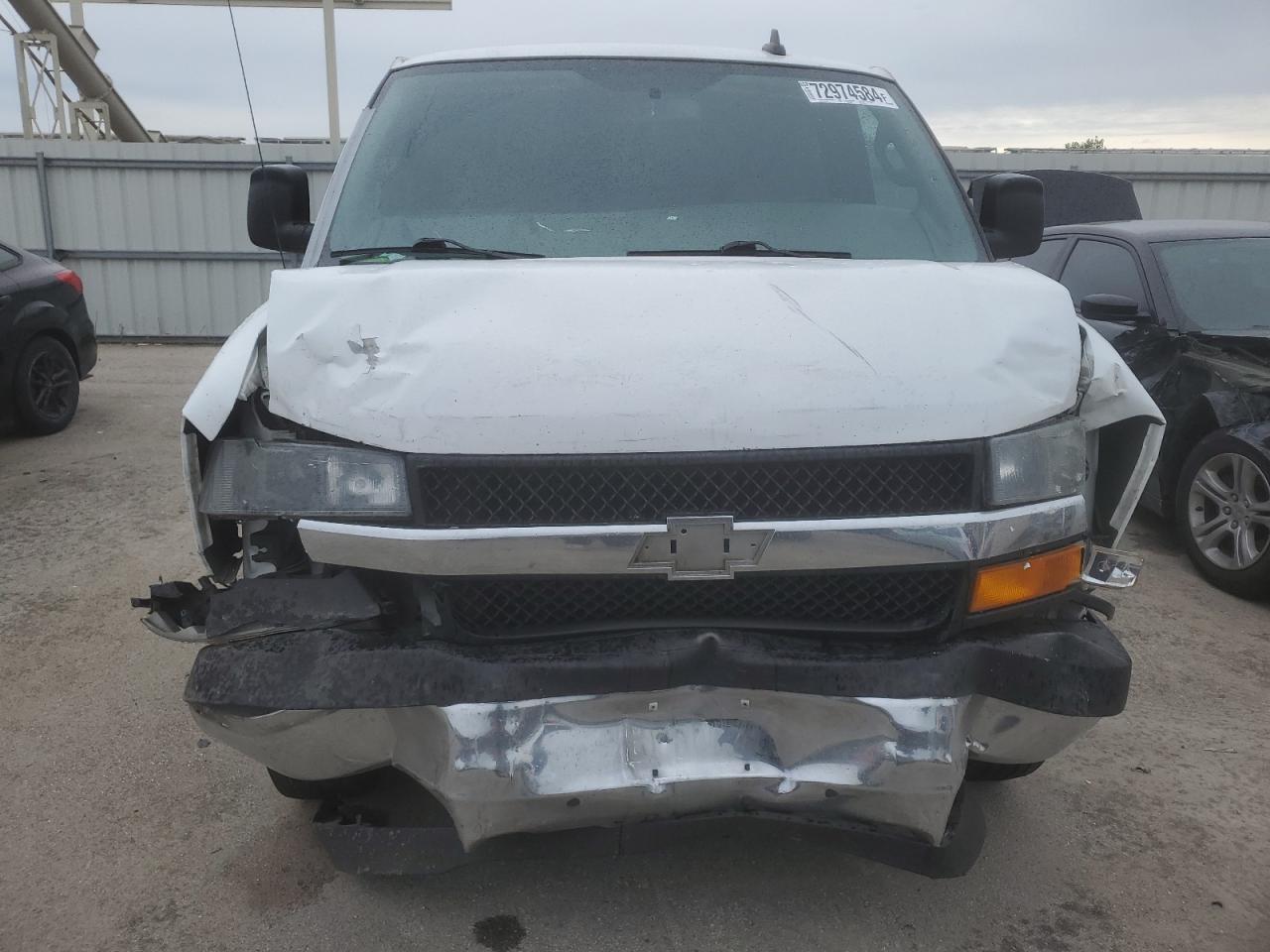 2018 Chevrolet Express VIN 1GAZGPFG7J1331372 Copart auction photo, front end damage thumbnail 5