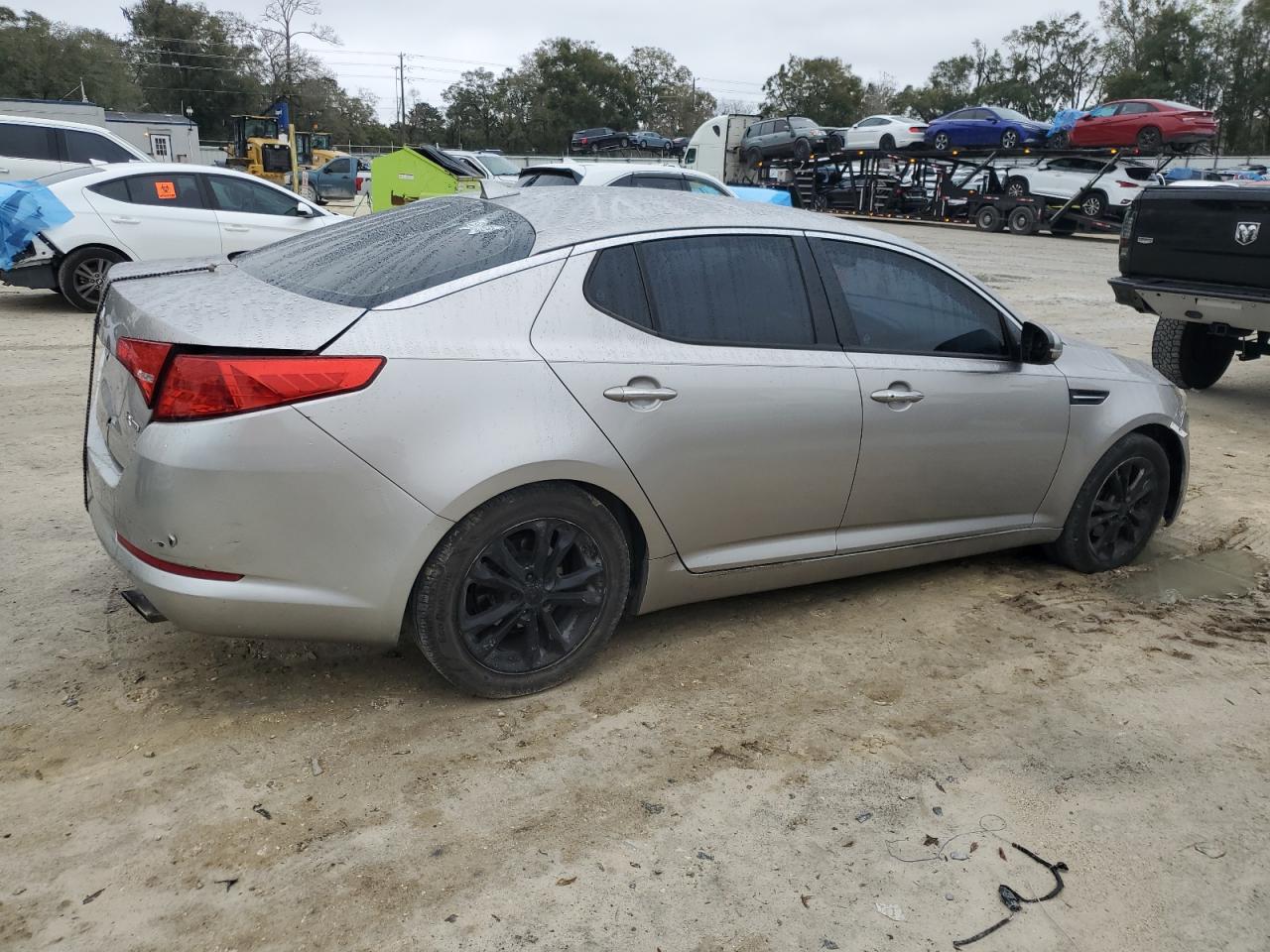 2012 KIA Optima VIN 5XXGN4A72CG048797 Copart auction photo, front end / rear end damage thumbnail 3