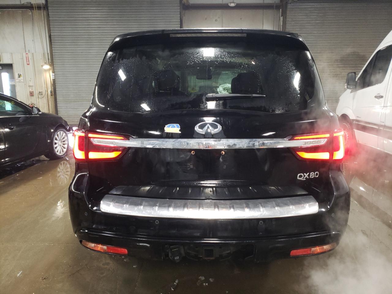 2019 Infiniti QX80 VIN JN8AZ2NE5K9233952 Copart auction photo, front end damage thumbnail 6