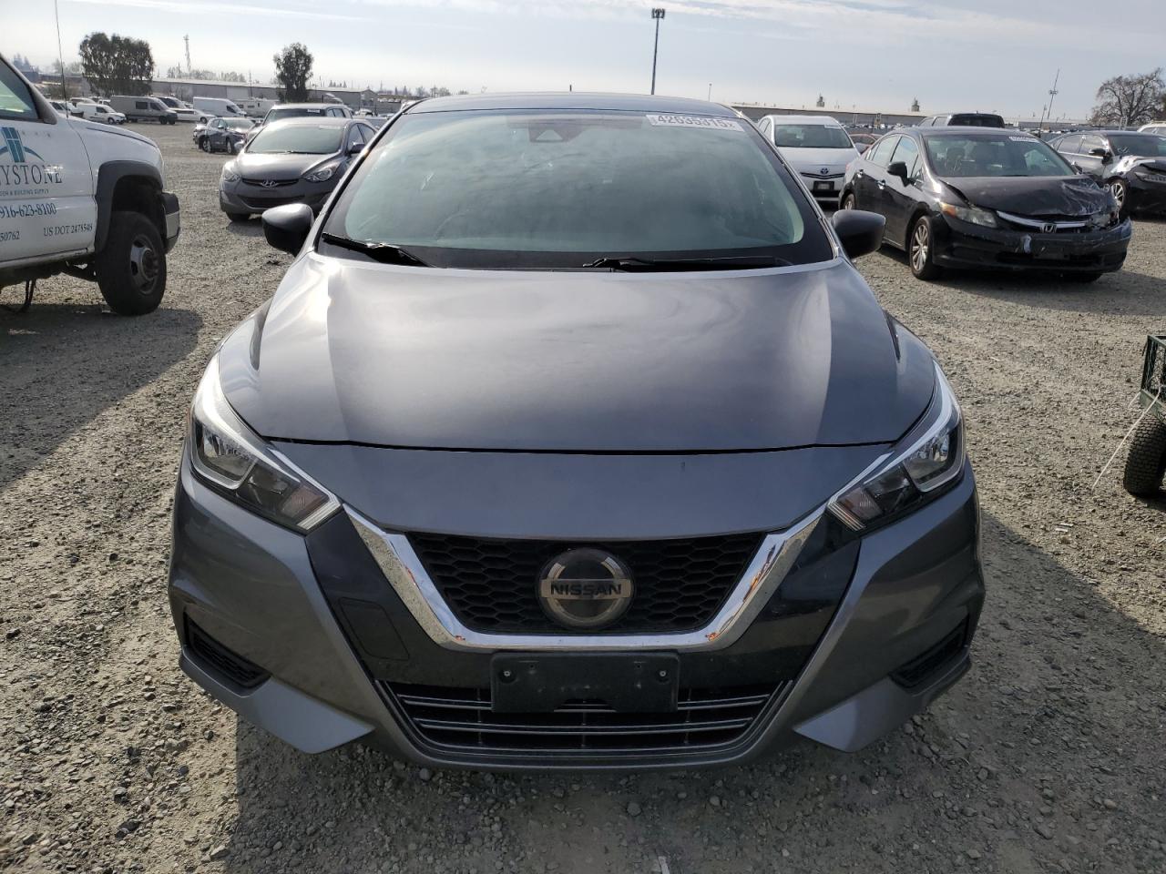 2020 Nissan Versa VIN 3N1CN8DV7LL812697 Copart auction photo, side damage thumbnail 5