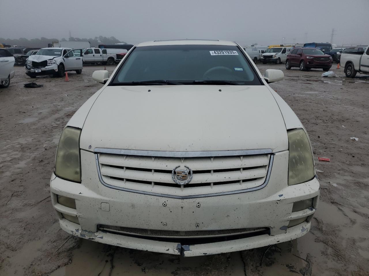 2005 Cadillac STS VIN 1G6DW677850164371 Copart auction photo, side / front end damage thumbnail 5
