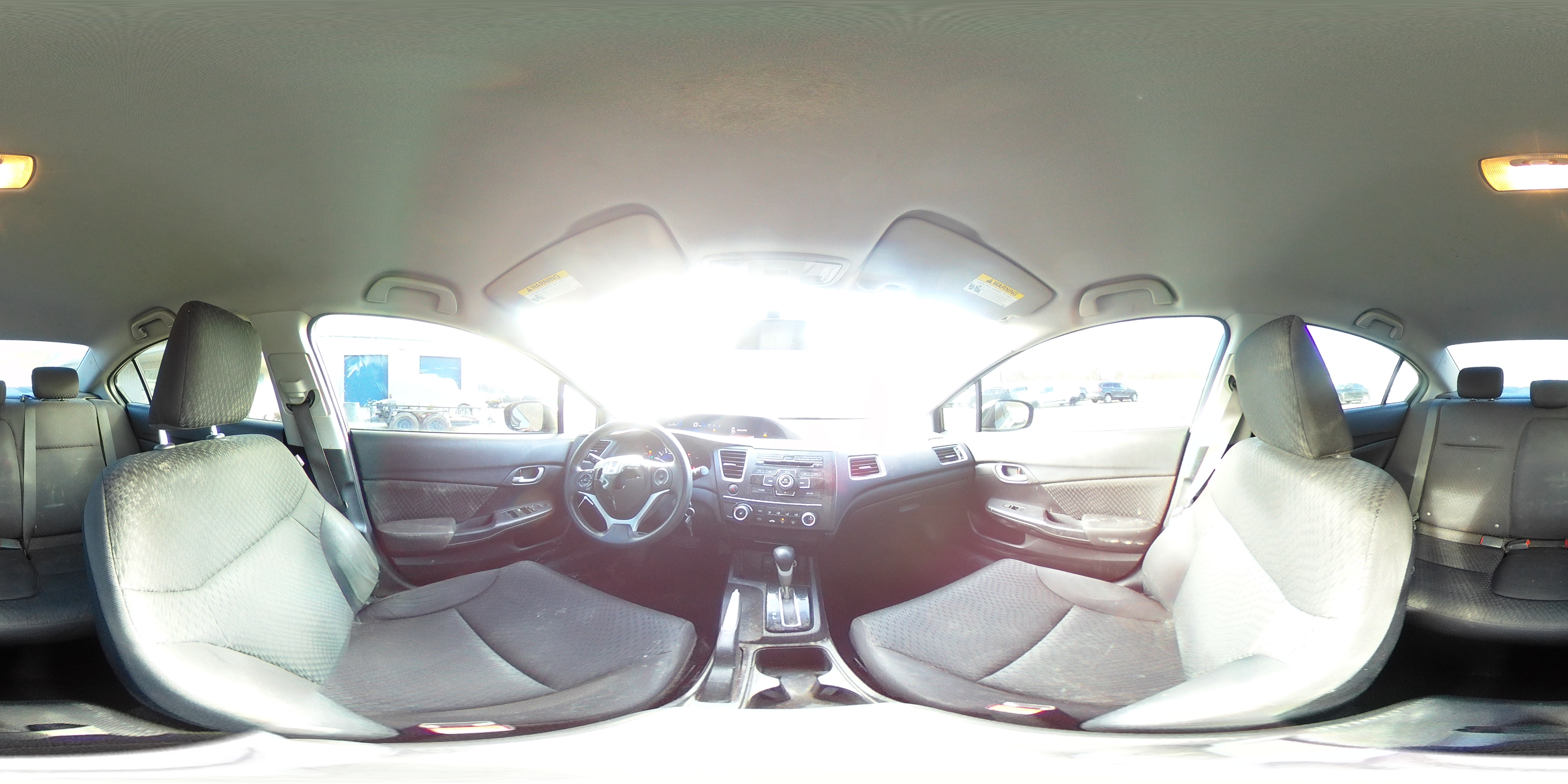 2015 Honda Civic VIN 19XFB2F53FE274814 Copart auction photo, front end damage thumbnail 15