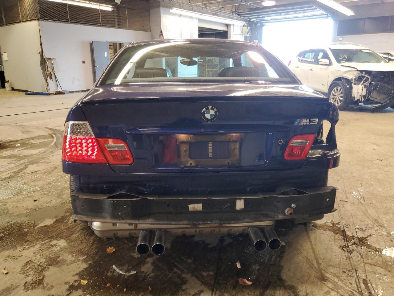 2006 BMW M3 VIN WBSBL93456PN66182 Copart auction photo, rear end damage thumbnail 6