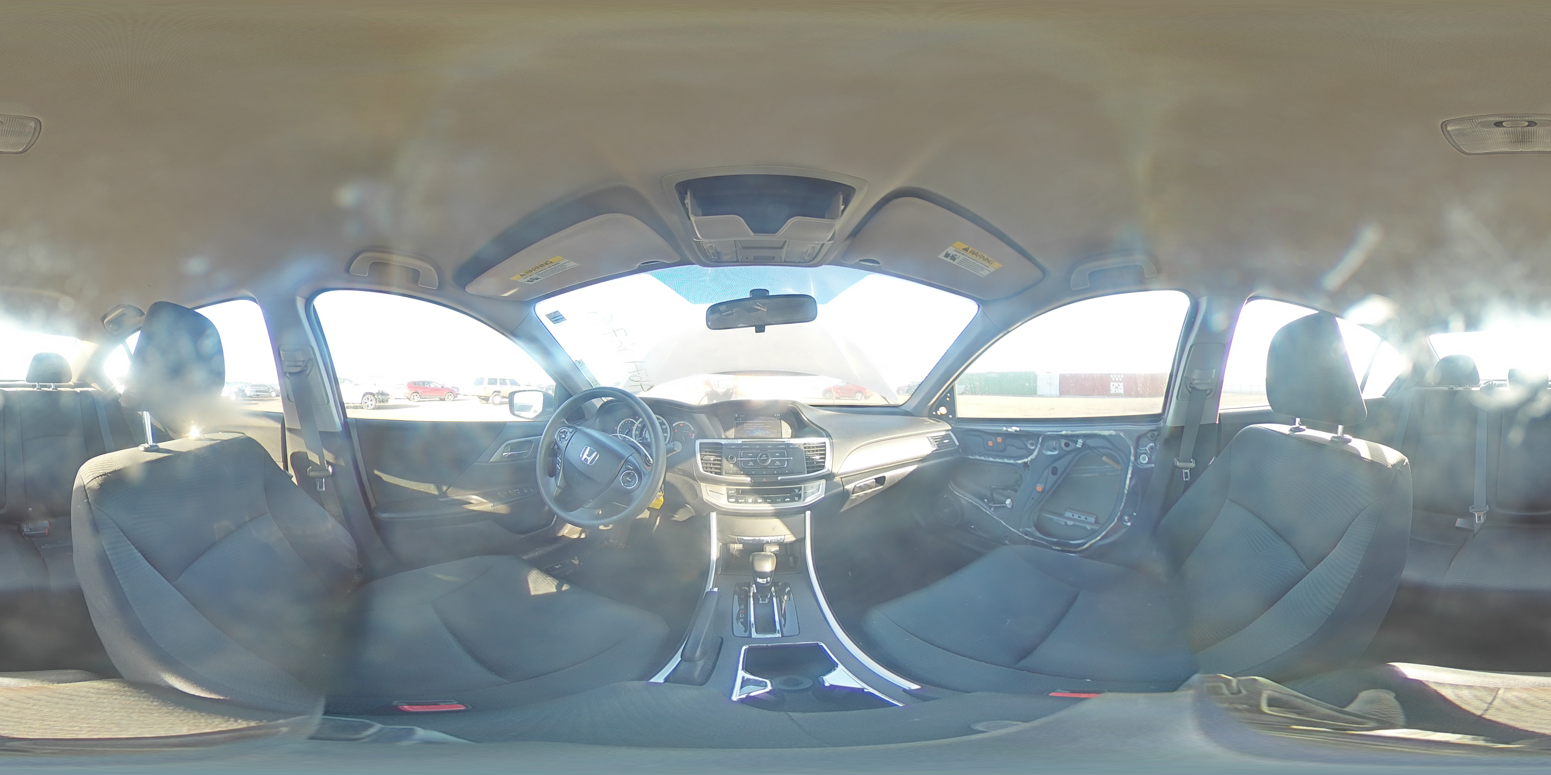 2014 Honda Accord VIN 1HGCR2F32EA117310 Copart auction photo, front end / side damage thumbnail 13