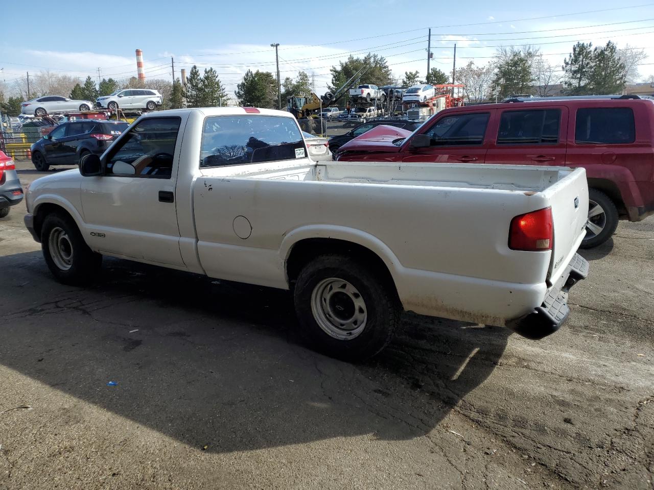 1997 Chevrolet S-10 Pickup VIN 1GCCS14X4V8188518 Copart auction photo, rear end damage thumbnail 2