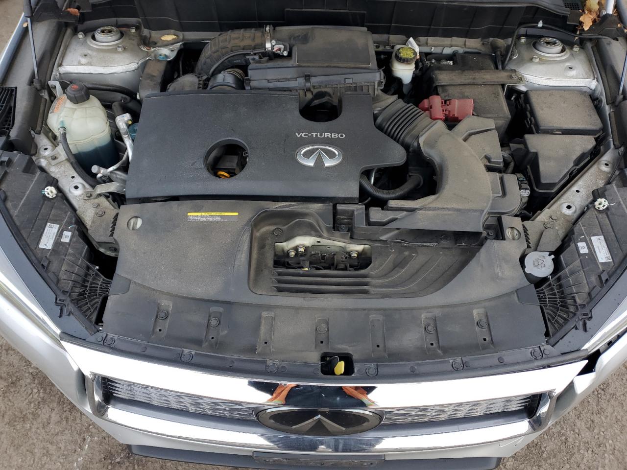 2019 Infiniti QX50 VIN 3PCAJ5M35KF101770 Copart auction photo, front end / side damage thumbnail 12