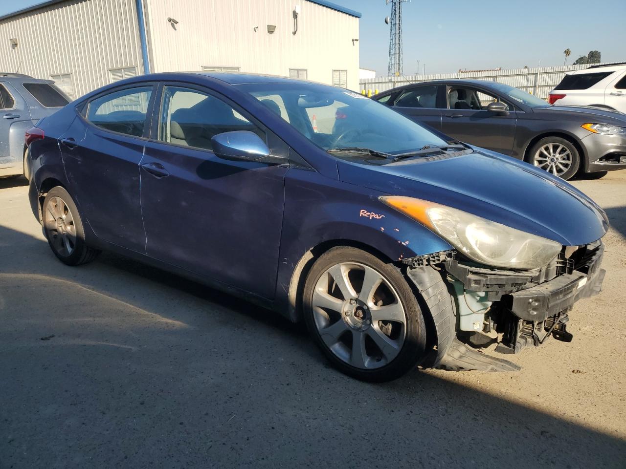 2016 Hyundai Elantra VIN 5NPDH4AE8GH728187 Copart auction photo, front end damage thumbnail 4