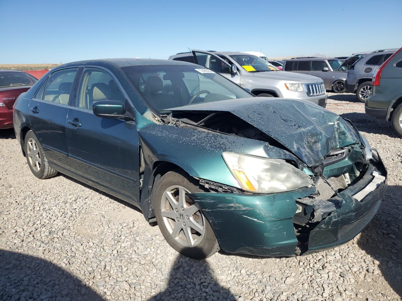 2003 Honda Accord VIN 1HGCM66533A064007 Copart auction photo, front end damage thumbnail 4