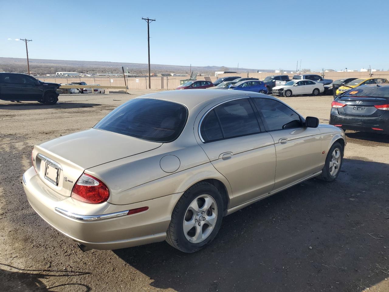 2001 Jaguar S-Type VIN SAJDA01N61FL97643 Copart auction photo, side damage thumbnail 3