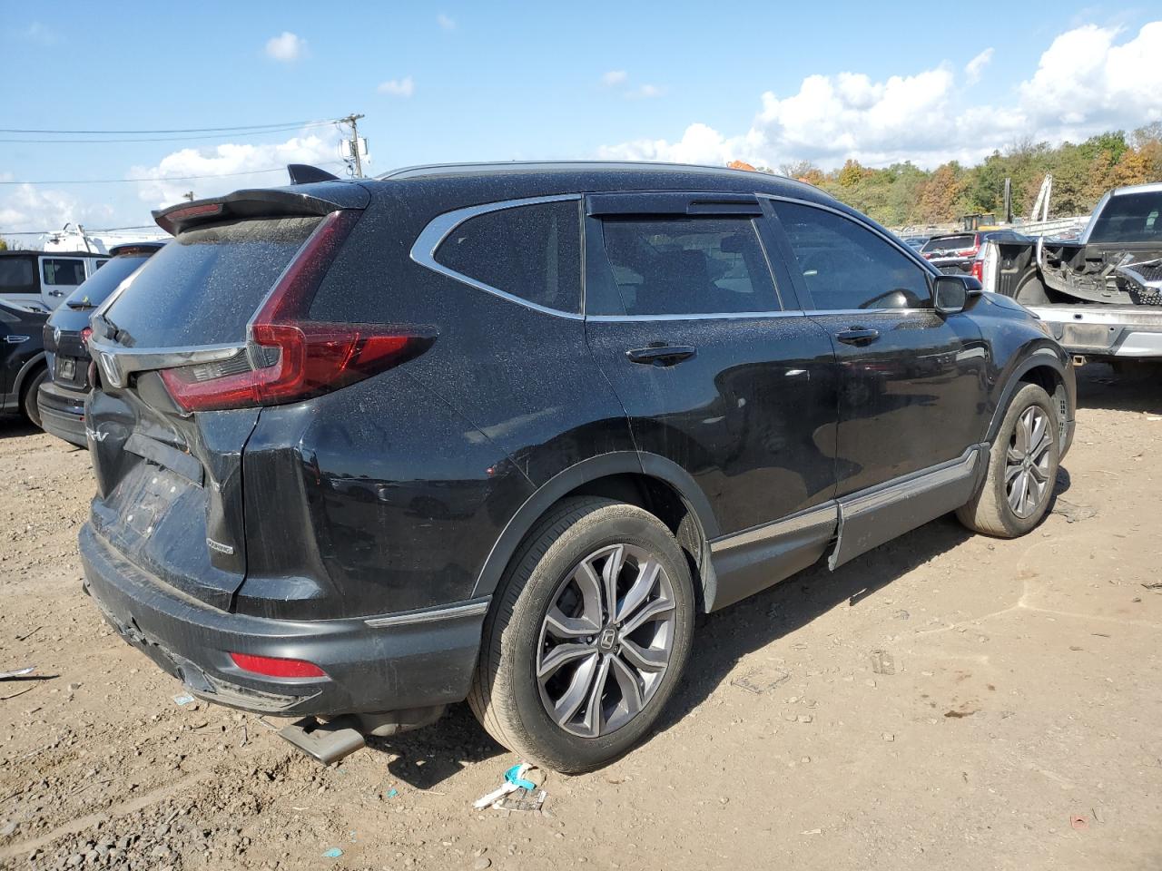 2022 Honda CR-V VIN 7FARW2H99NE029627 Copart auction photo, rear end / front end damage thumbnail 3