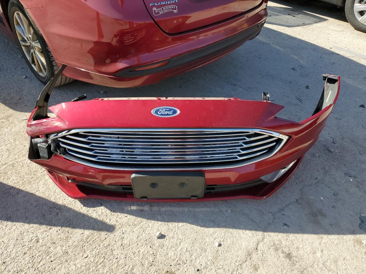 2017 Ford Fusion VIN 3FA6P0HD6HR388916 Copart auction photo, front end damage thumbnail 12