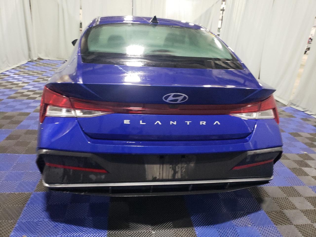 2024 Hyundai Elantra VIN KMHLM4DG3RU676086 Copart auction photo, side / front end damage thumbnail 6