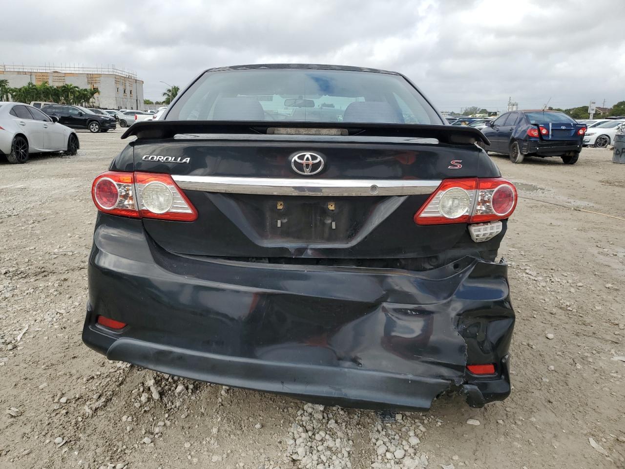 2011 Toyota Corolla VIN 2T1BU4EE5BC672959 Copart auction photo, rear end / minor dent/scratches damage thumbnail 6