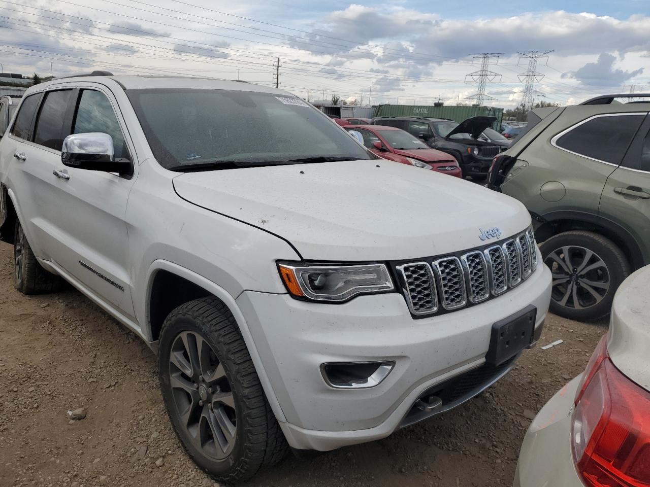 2017 Jeep Grand Cherokee VIN 1C4RJFCG5HC645737 Copart auction photo, rear end damage thumbnail 5