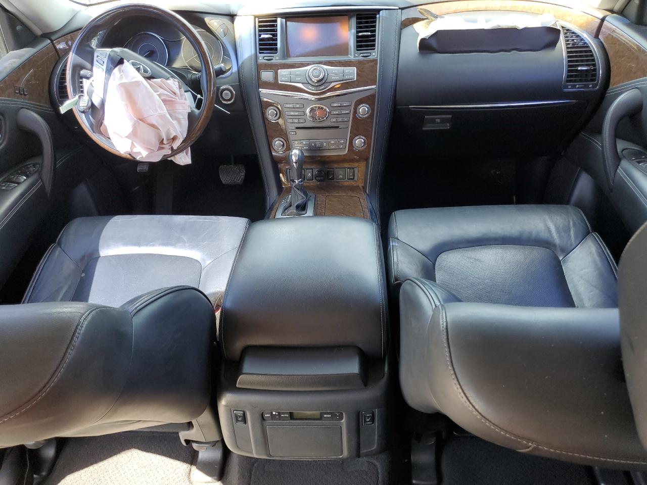 2016 Infiniti QX80 VIN JN8AZ2ND2G9800679 Copart auction photo, front end / minor dent/scratches damage thumbnail 8