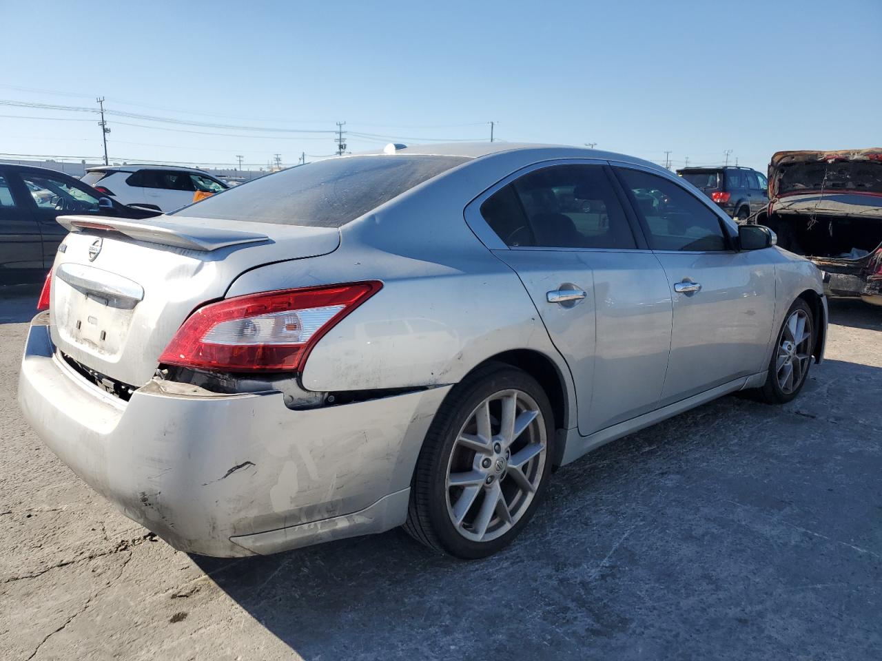 2009 Nissan Maxima VIN 1N4AA51E39C822320 Copart auction photo, all over damage thumbnail 3