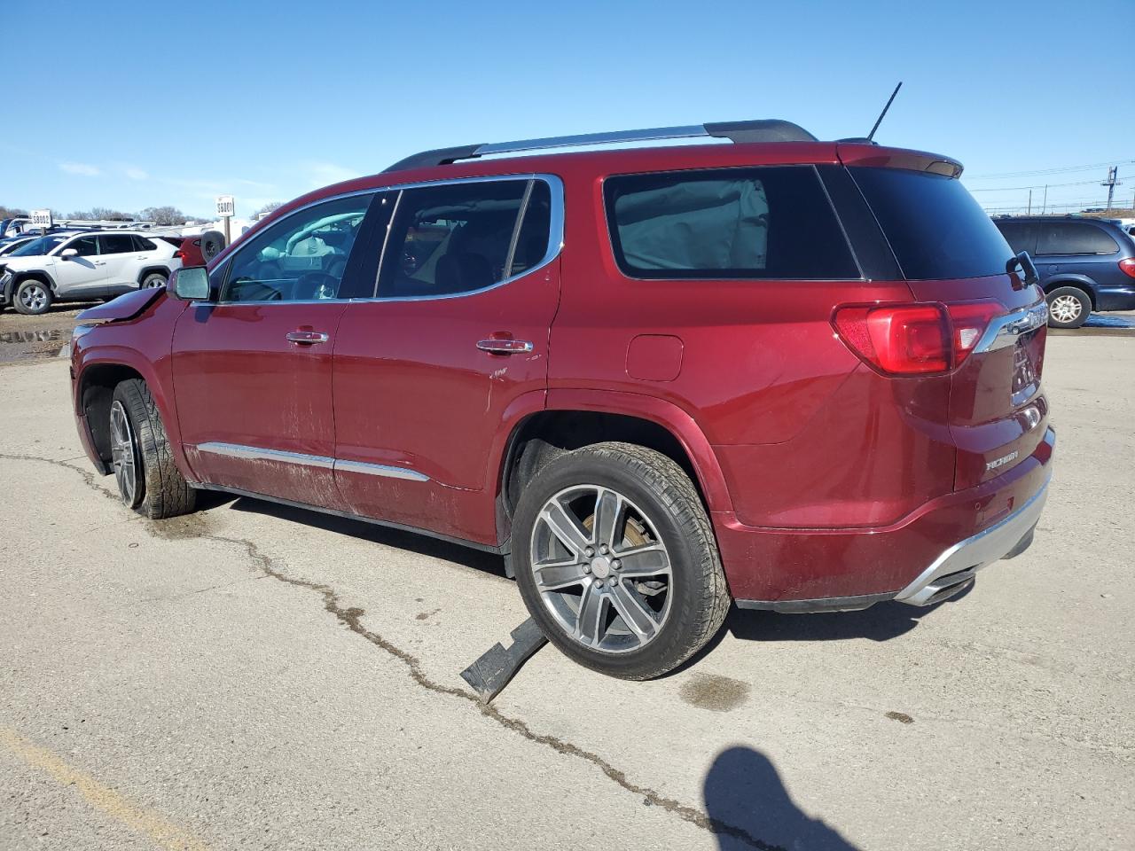 2018 GMC Acadia VIN 1GKKNXLS9JZ189670 Copart auction photo, front end damage thumbnail 2