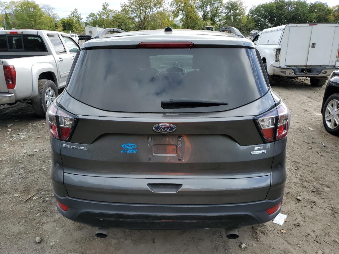 2017 Ford Escape VIN 1FMCU9G9XHUB64298 Copart auction photo, front end / side damage thumbnail 6
