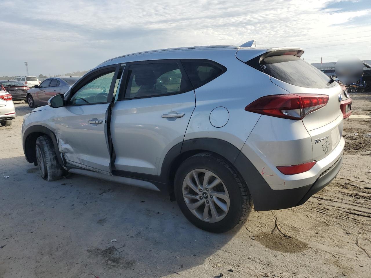 2017 Hyundai Tucson VIN KM8J3CA47HU546485 Copart auction photo, side / front end damage thumbnail 2