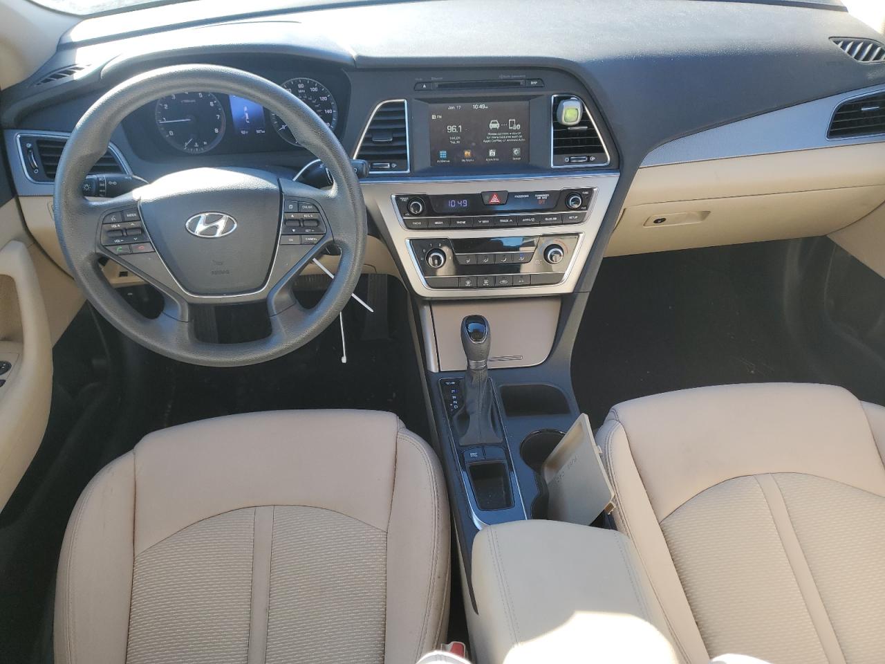 2016 Hyundai Sonata VIN 5NPE24AF2GH356375 Copart auction photo, side / front end damage thumbnail 8