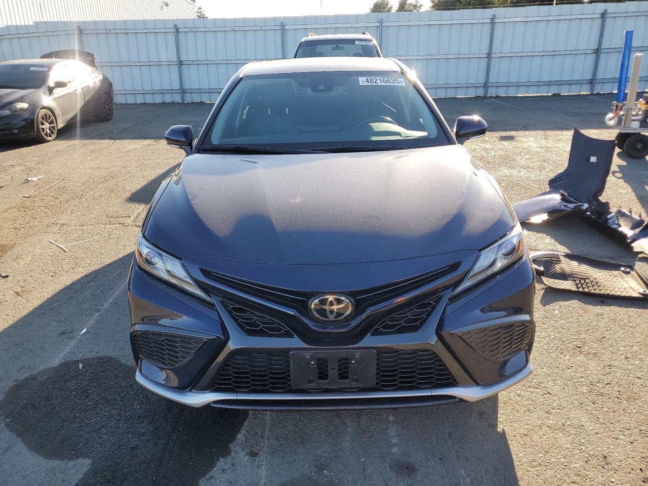 2022 Toyota Camry VIN 4T1K61AK3NU016847 Copart auction photo, rear end damage thumbnail 5