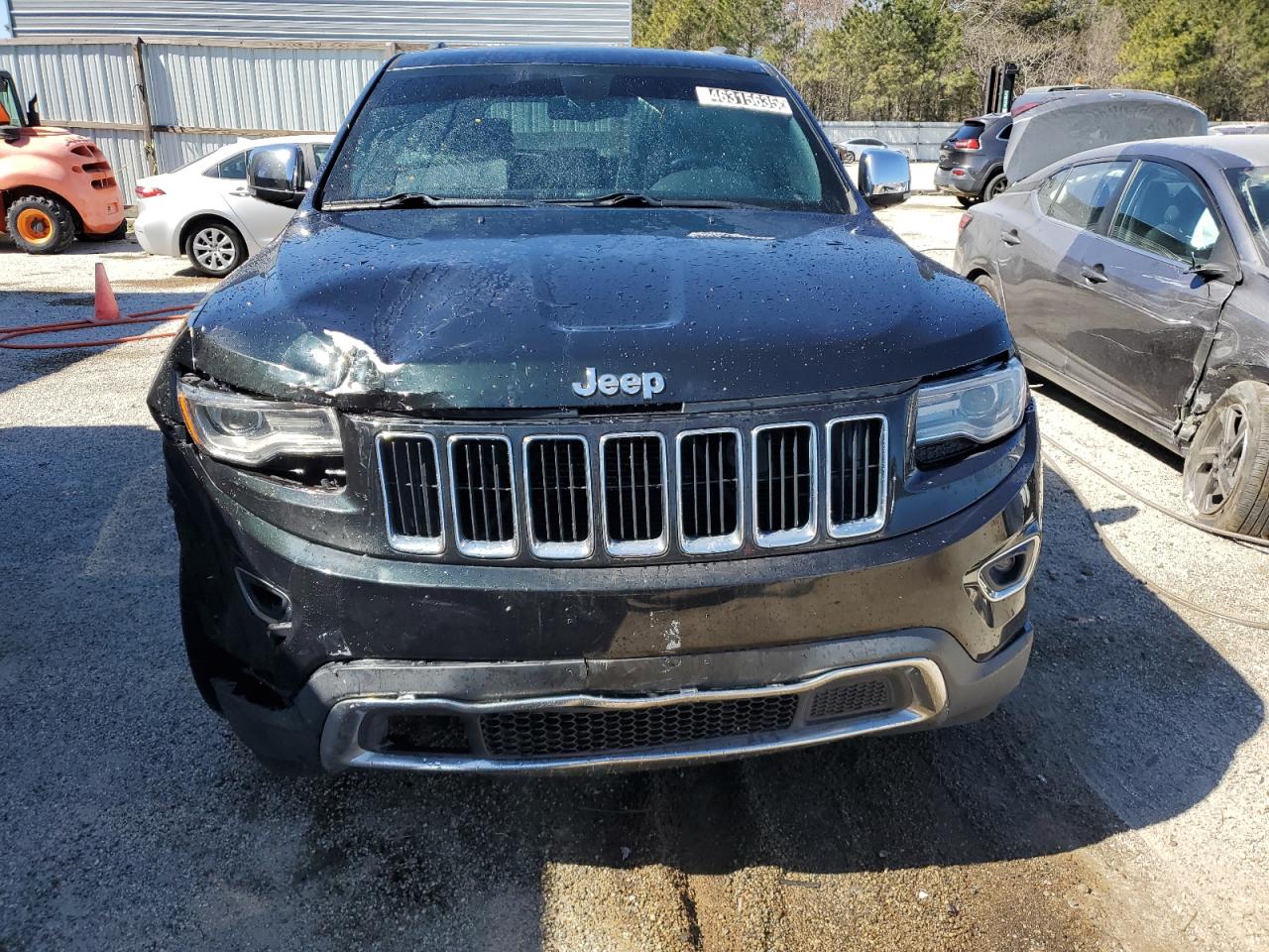 2015 Jeep Grand Cherokee VIN 1C4RJFBG6FC158948 Copart auction photo, front end damage thumbnail 5